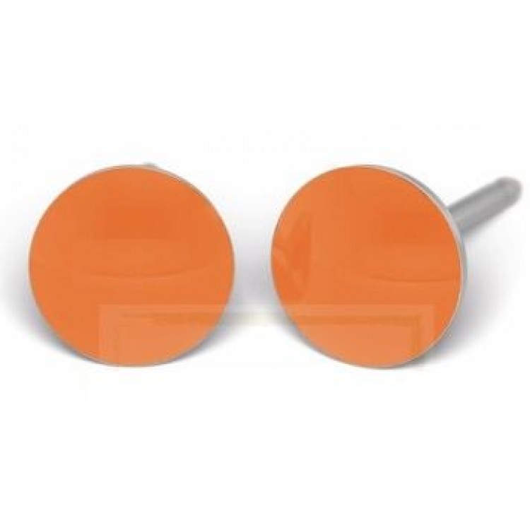 195_Chirurginio nerūdijančio plieno 5 mm Neonas oranžinės spalvos